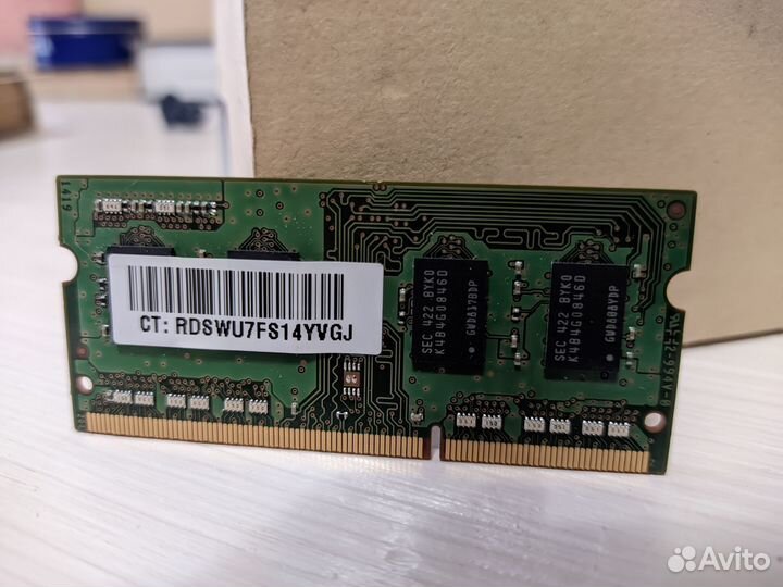 Samsung sodimm ddr3 4gb
