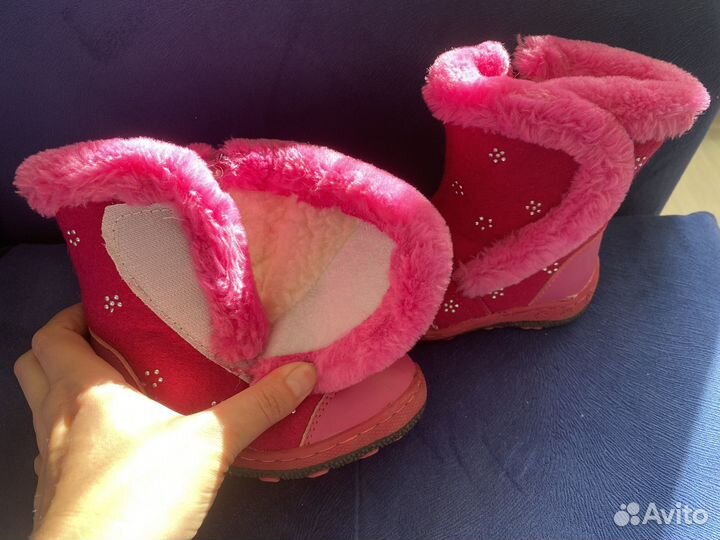 Валеночки утепленные 25 размер, 16 см