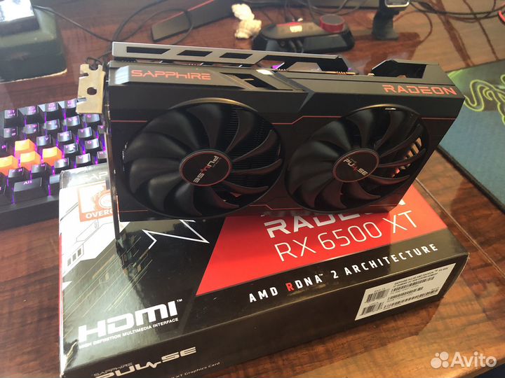 Видеокарта AMD Sapphire pulse rx 6500xt