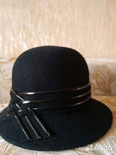 Шляпа фетровая женская новая