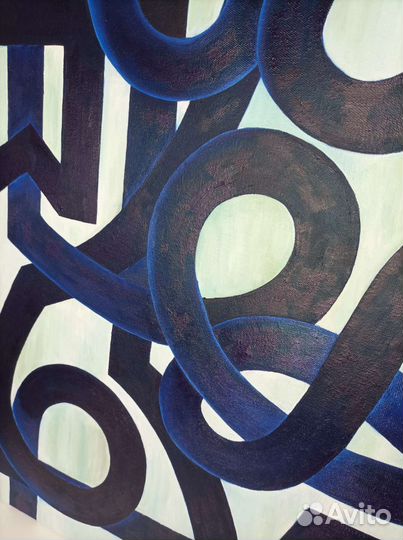 Картина маслом на холсте Каллиграфия