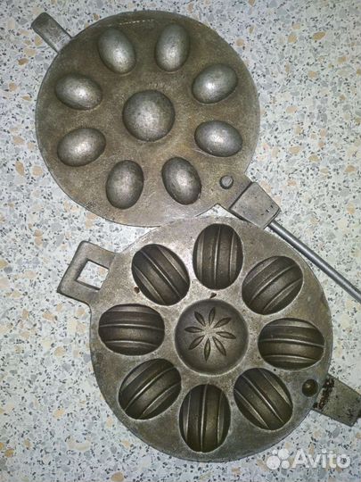 Форма для выпечки орешков СССР Орешница