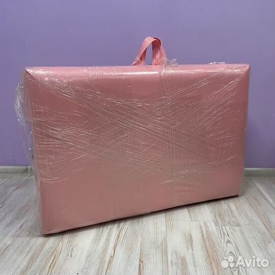 Кушетка косметологическая светло-розовая