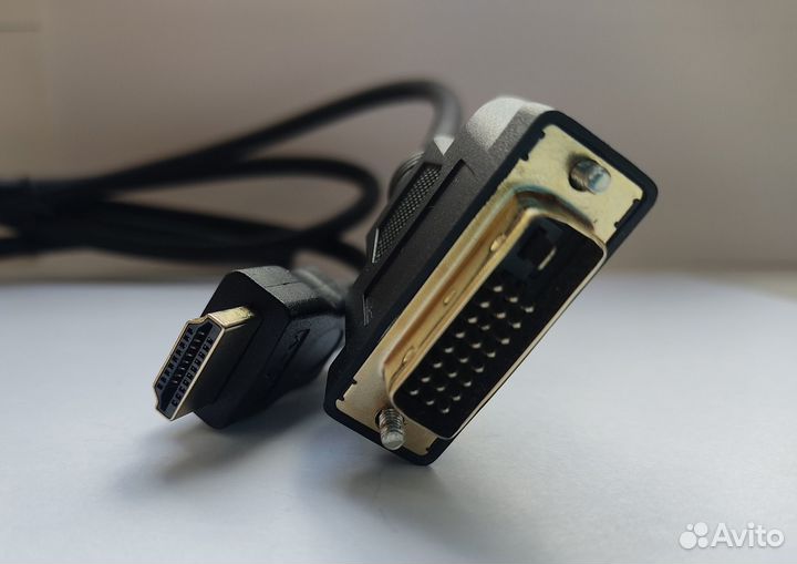 Кабель hdmi - DVI-D, 2 м