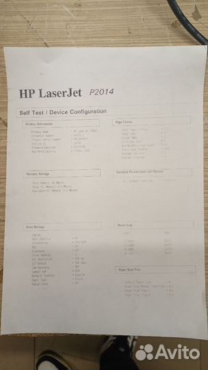 Принтер hp laserjet p2014