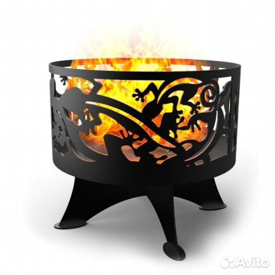 Очаг гриль из стали 60см