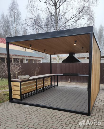 Мангал беседка