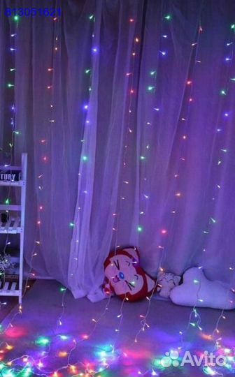 Гирлянда штора (все цвета) новая+ авитодоставка
