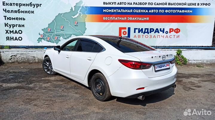 Стекло двери задней правой (форточка) Mazda Mazda6