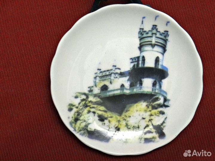 Тарелка сувенирная «Крым. Ласточкино гнездо»