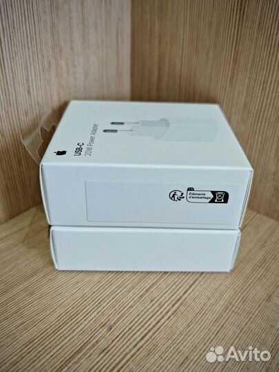 Адаптер Apple 20W + кабель USB-C 1 метр (новые)