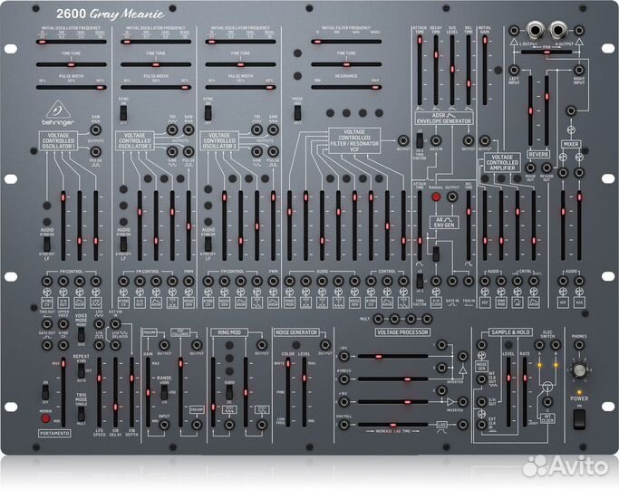 Аналоговый полумодульный синтезатор Behringer 2600