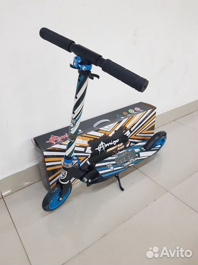 Самокат Explore Connect Plus Blue New свет колеса