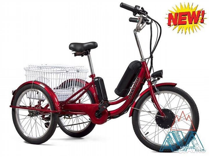 Электровелосипед трехколесный взрослый Ok-3WE 20