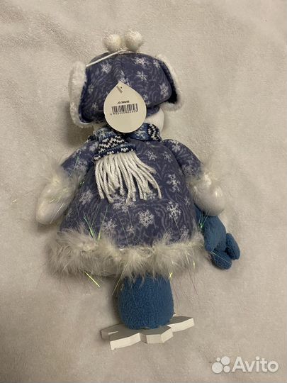 Новогодний снеговик (украшение)