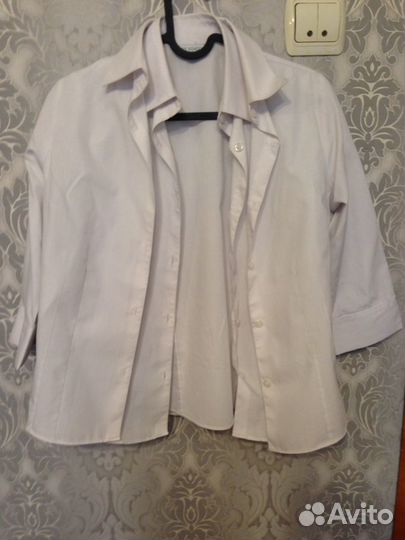 Школьная блузка M&S Easy to Iron с рукавом 3/4
