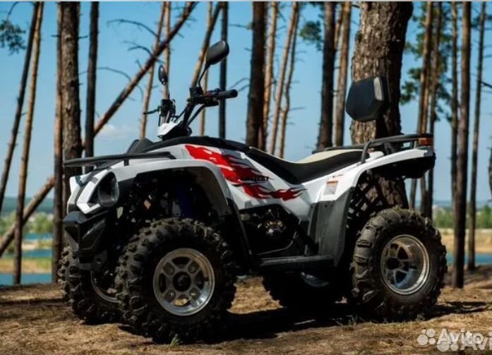 Квадроцикл linhai Z180 белый