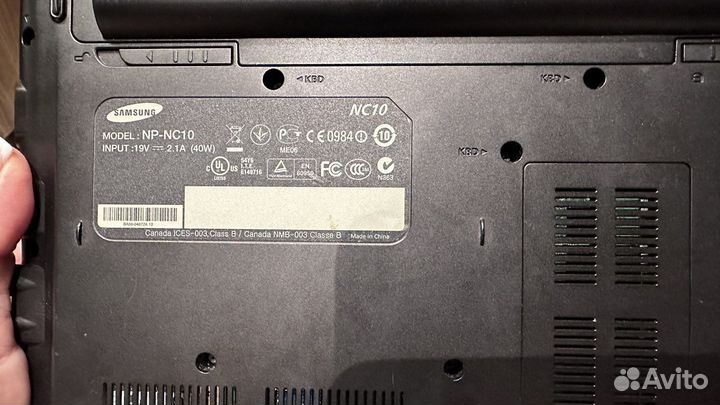 Нетбук samsung nc10