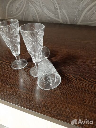 Фужеры хрустальные СССР 18 см
