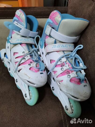 Роликовые коньки детские раздвижные