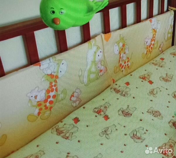 Бортики в детскую кроватку бу