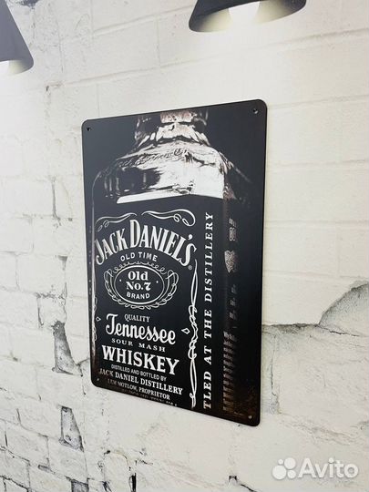 Декор на стену табличка Jack Daniels