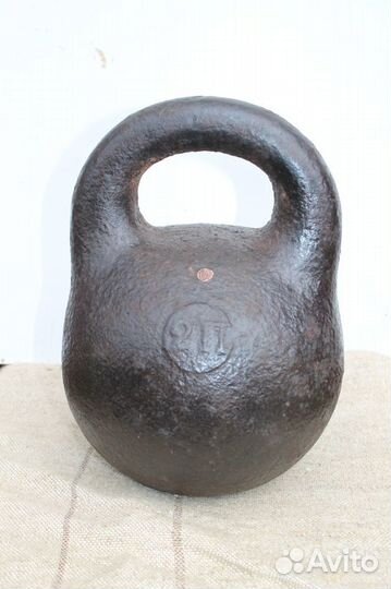 Царская гиря 2 пуда(32кг 800гр) с медным клеймом