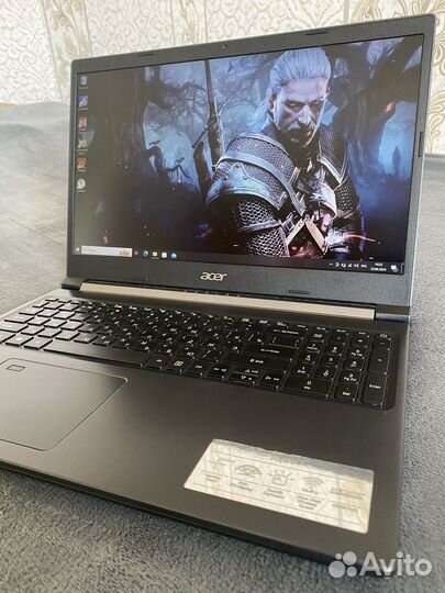 Игровой ноутбук Acer Aspire 7(IPS/Ryzen5/1650)