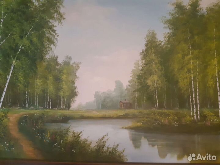 Картина маслом на холсте пейзаж