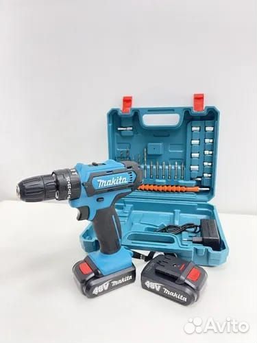 Аккумуляторная дрель шуруповерт makita 48v