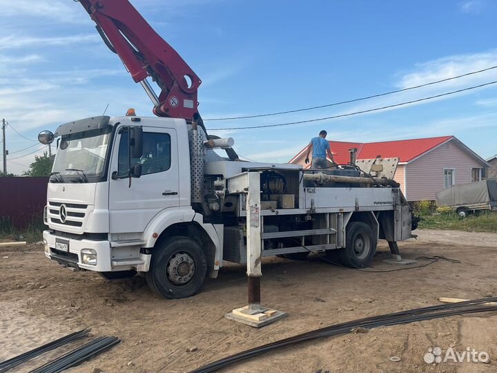 Услуги бетононасоса