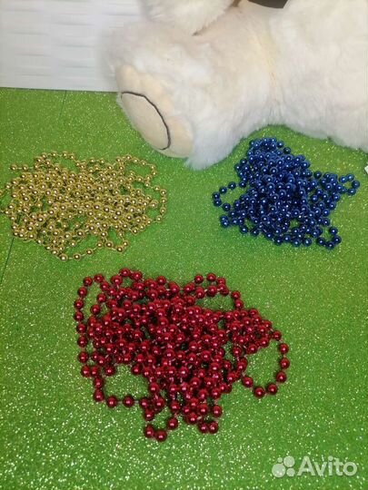 Бусы новогодние