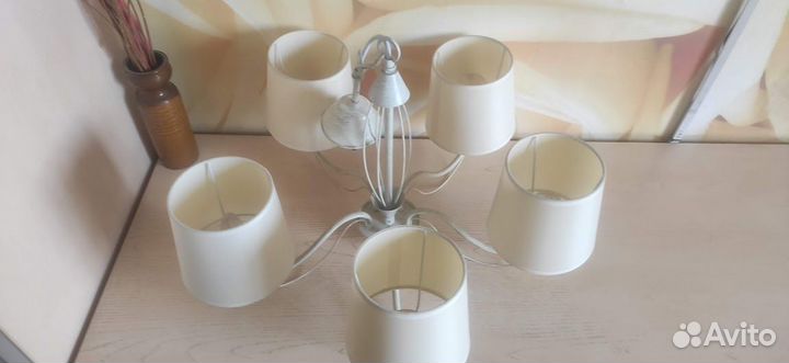 Итальянская люстра светильник Arte Lamp- 5 х40w