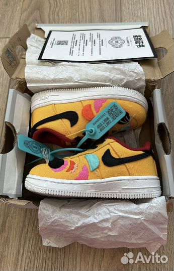 Детские кроссовки Nike Air Force 1 Low Tiger