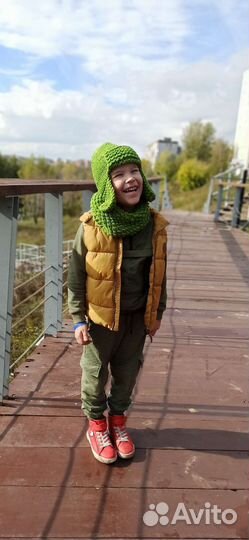 Шапка ушанка и снуд, вяжу на заказ