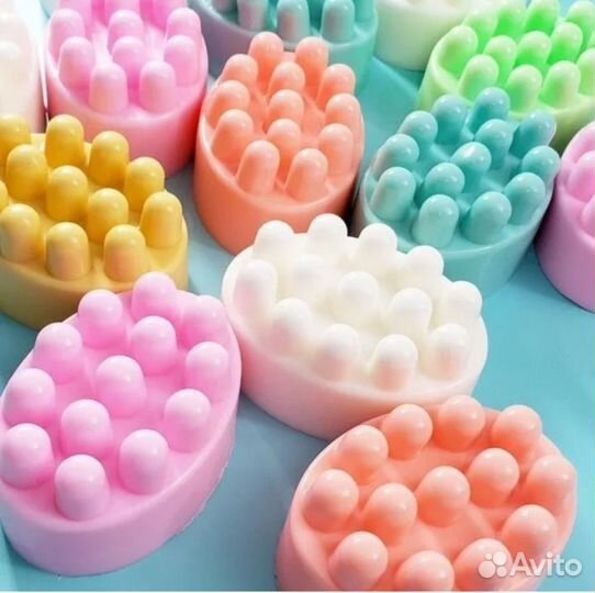 Массажное мыло ручной работы