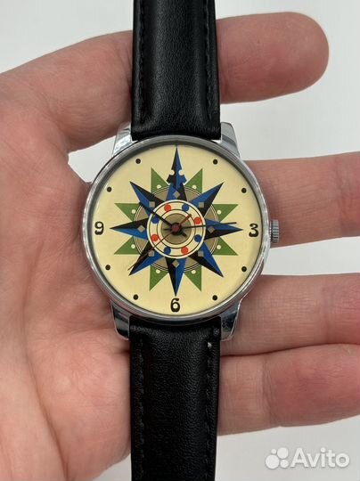 Уникальные часы Ракета-Роза ветров СССР NOS