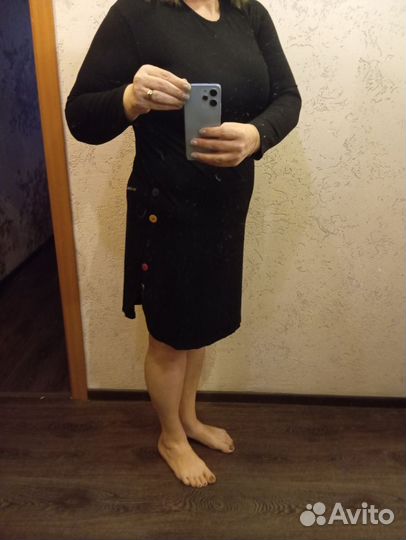 Классное большое платье повседневное до 130 см