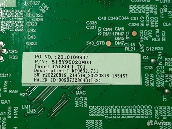 Новая плата main T.MT9602.731,Haier 58 Smart TV K6