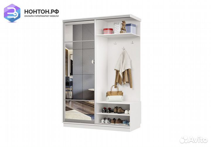 Прихожая-купе Эридан белая