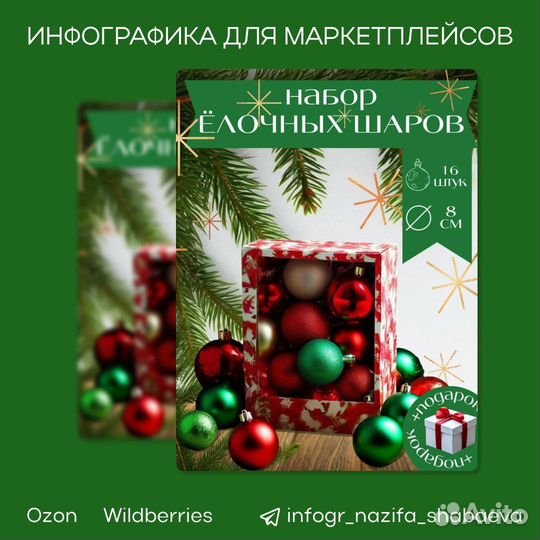 Инфографика для маркетплейсов wildberries ozon
