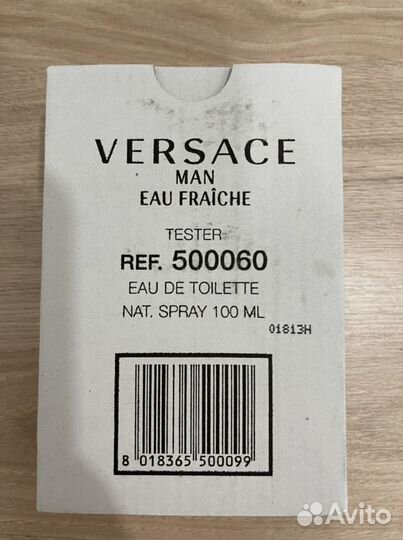 Versace EAU fraiche man туалетная вода 100мл