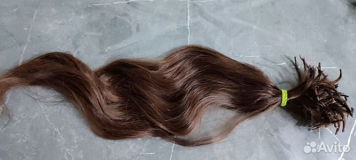 Волосы для наращивания 60 см бу