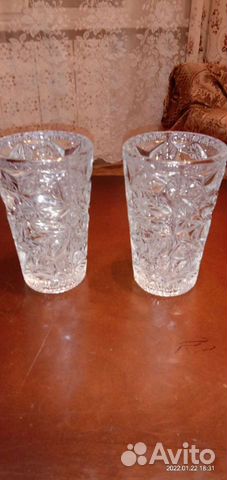 Ваза для цветов хрустальная