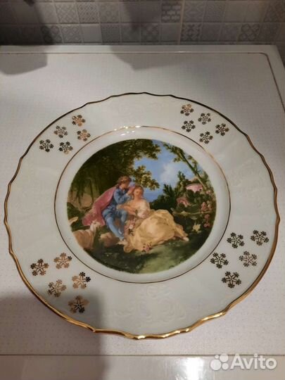 Тарелка настенная Чехия