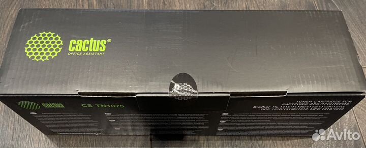 Картридж Cactus CS-TN1075, черный