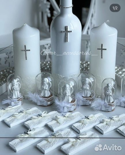 Крестильный набор аксессуары для крешения