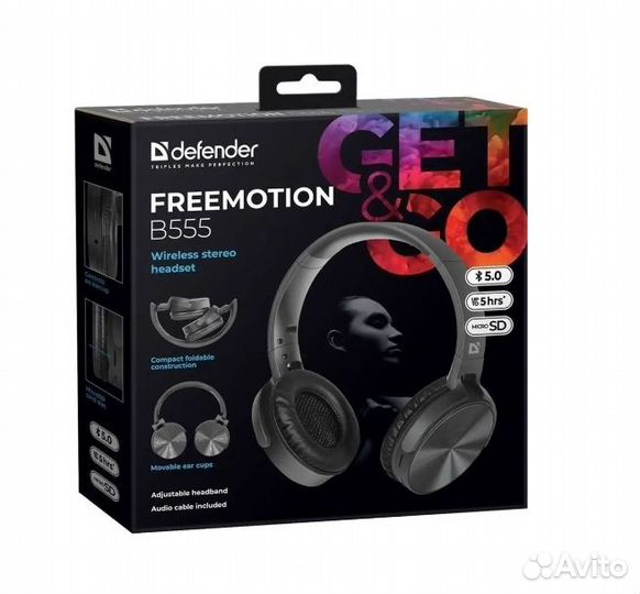 Беспроводные наушники Defender FreeMotion B555
