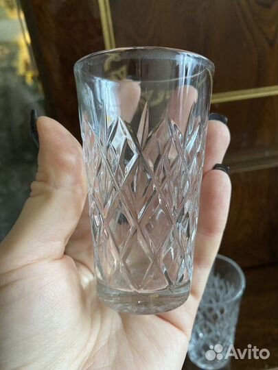 Стопки, рюмки, стаканы коробкой все