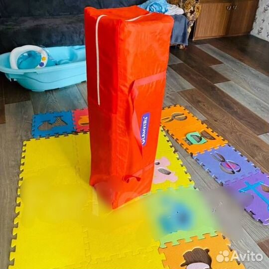Продам детский уголок манеж складной в отличном со